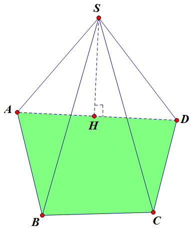 Bài 9. Thể tích khối chóp có mặt bên vuông góc với đáy (P1)