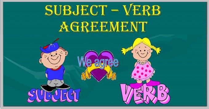 Bài 6. Sự phù hợp giữa chủ ngữ và động từ 