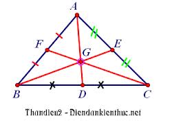 Các bài toán liên quan đến trung tuyến, trung điểm, trọng tâm