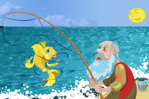 Ông lão đánh cá và con cá vàng (Phần hai) - Tham khảo