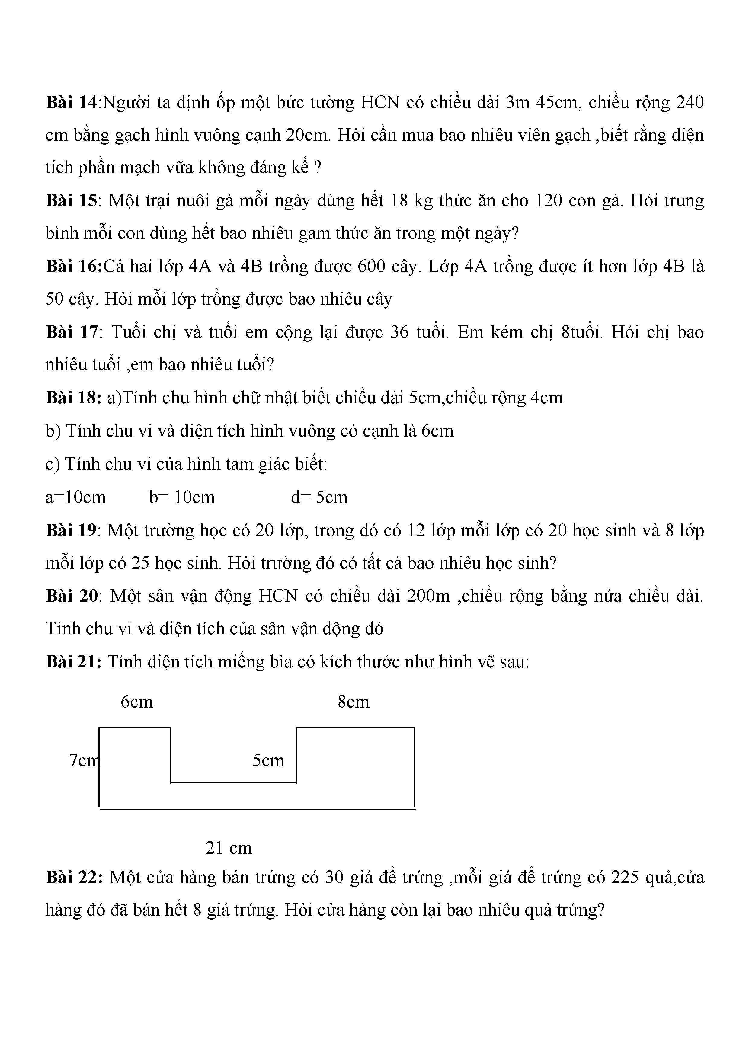 Đề cương ôn tập học kì 1 môn Toán lớp 4 HOCMAI