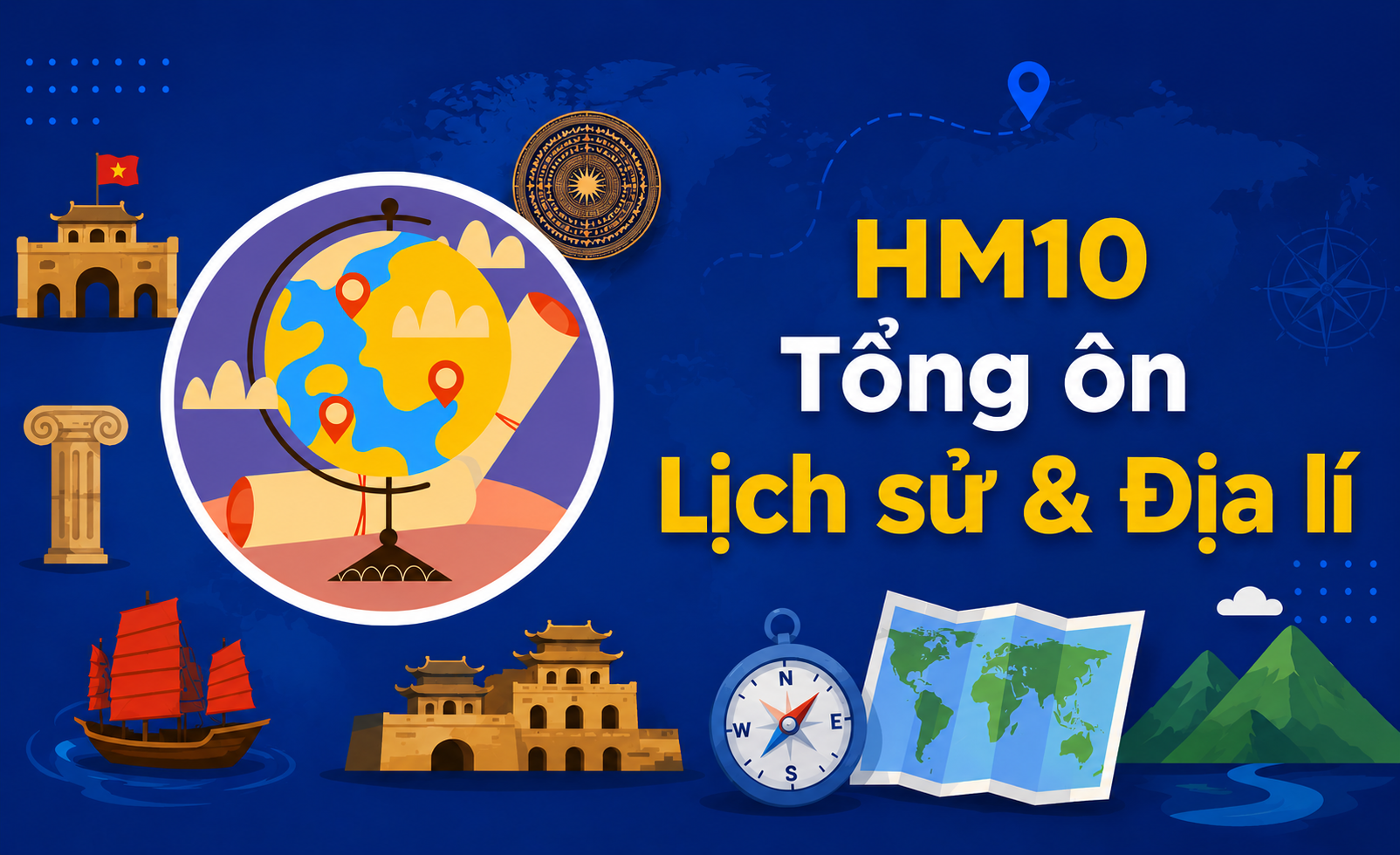 HM10 Tổng ôn Lịch sử và Địa lí
