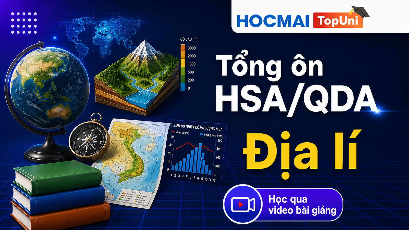 Tổng ôn HSA/QDA - Môn Địa lí