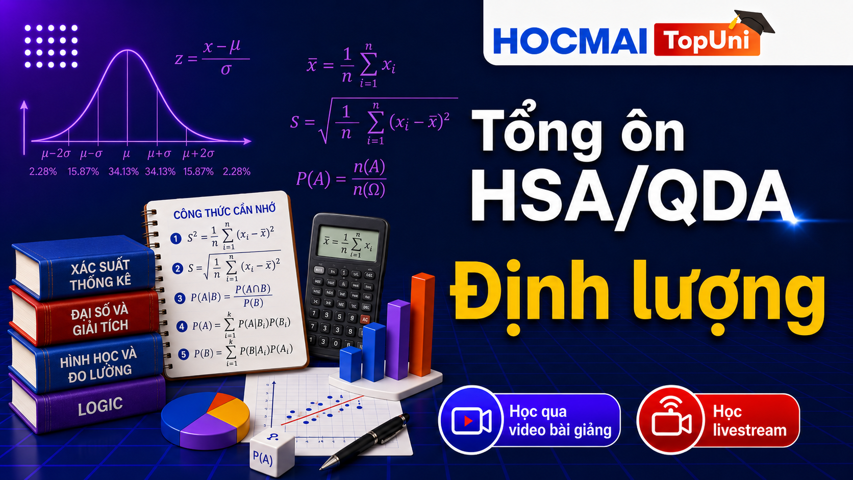Tổng ôn HSA/QDA - Phần Định lượng - V