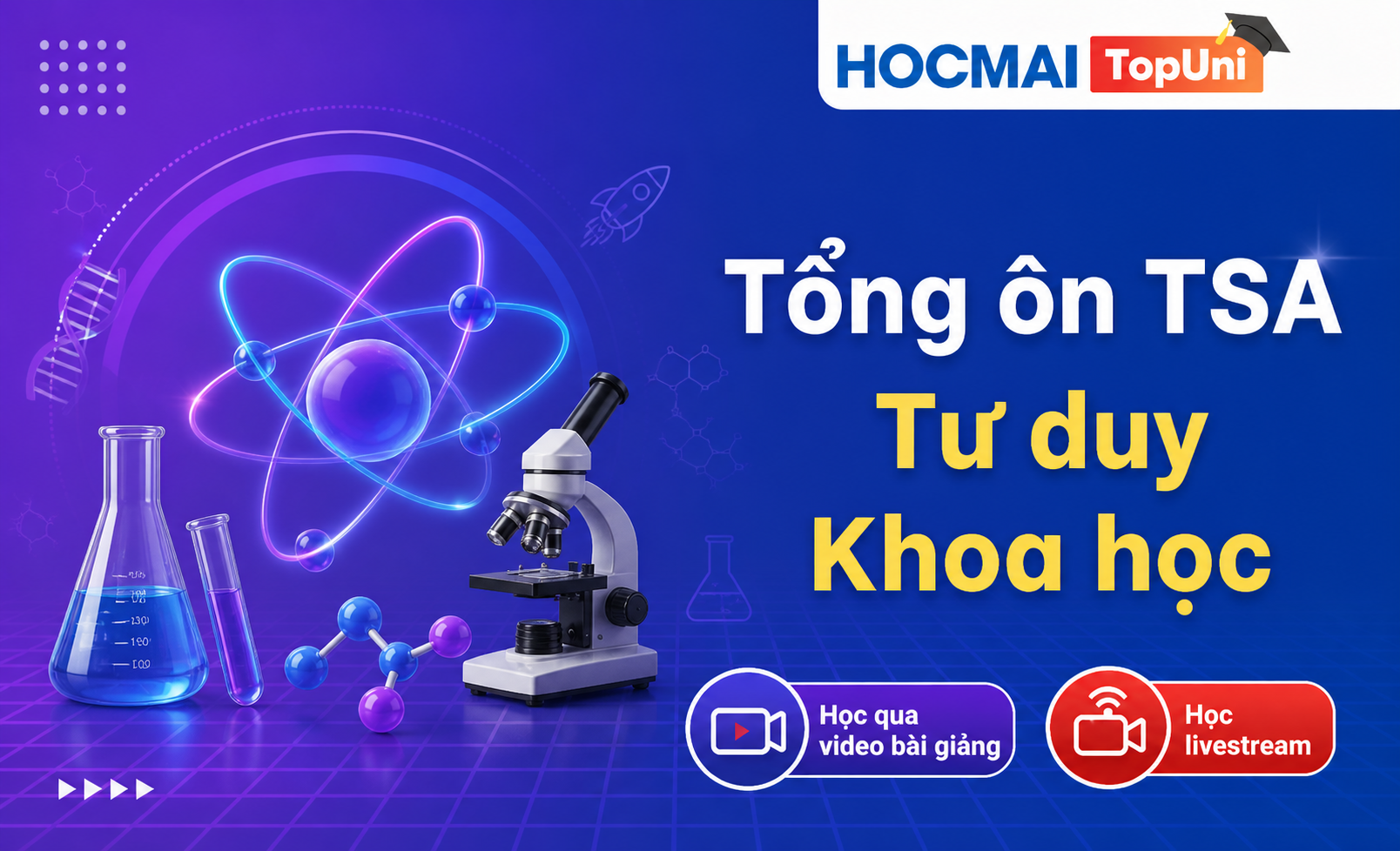 Tổng ôn TSA - Phần Tư duy Khoa học