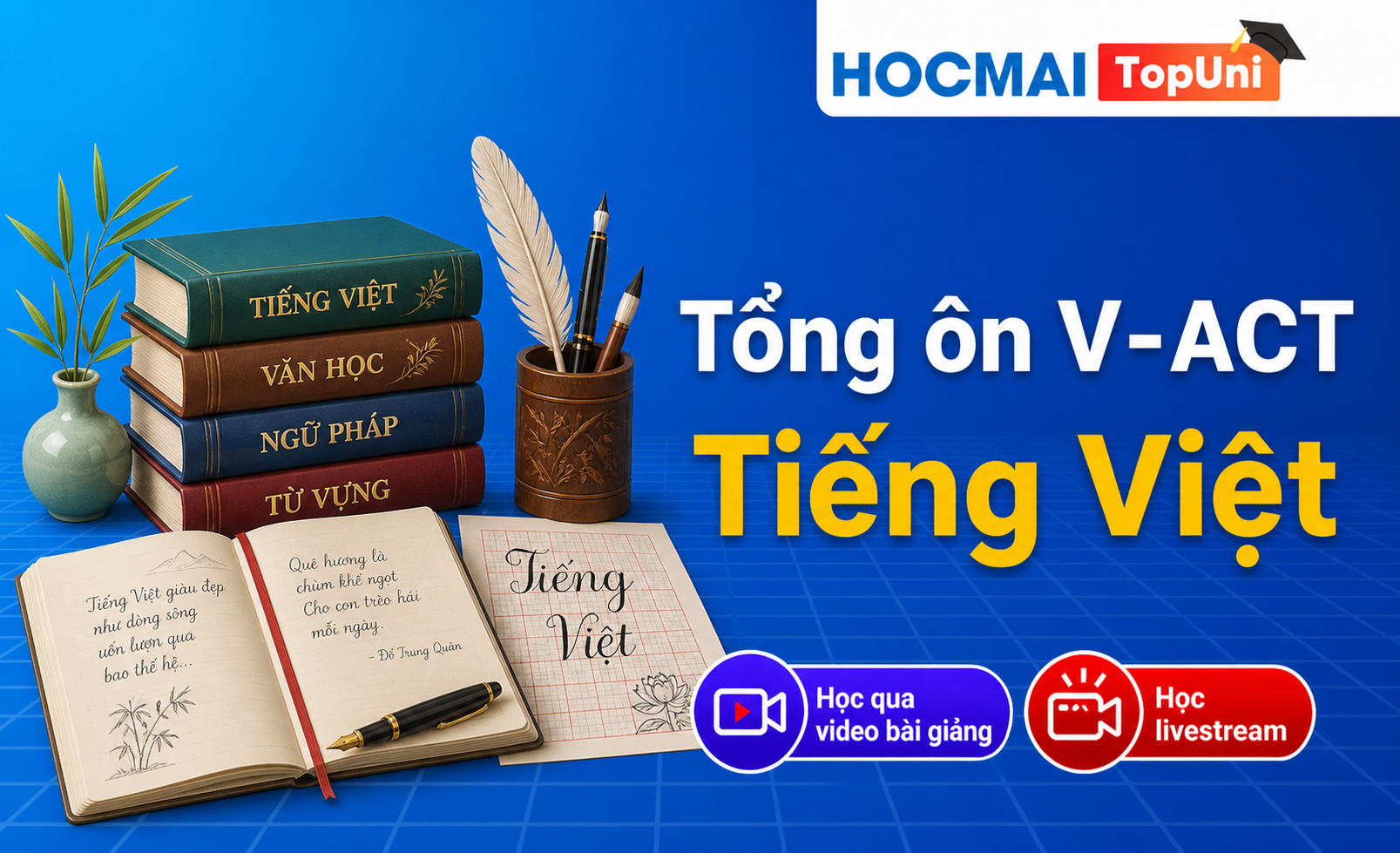 Tổng ôn V-ACT - Môn Tiếng Việt - V