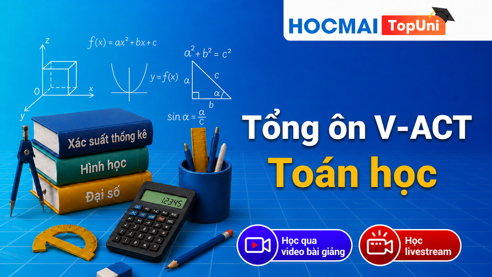 Tổng ôn V-ACT - Phần Toán học - V