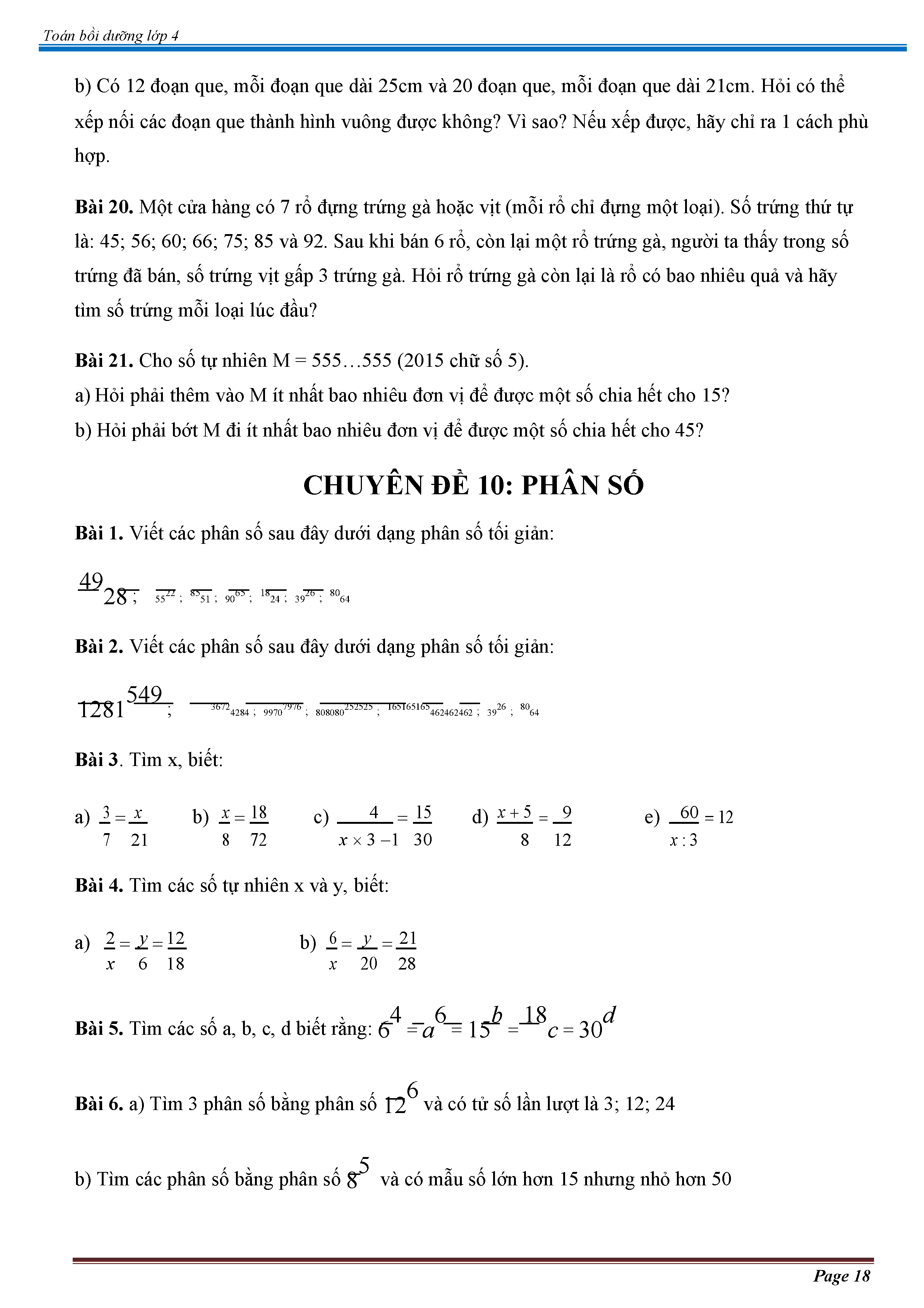 250 bài toán chọn lọc lớp 4 - HOCMAI