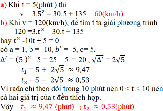 Giải bài 23 trang 50 SGK Toán 9 Tập 2 | Giải toán lớp 9