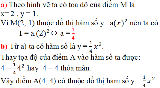 Giải bài 7 trang 38 SGK Toán 9 Tập 2 | Giải toán lớp 9