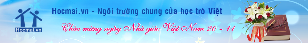 Hocmai.vn - Ngôi trường chung của học trò Việt